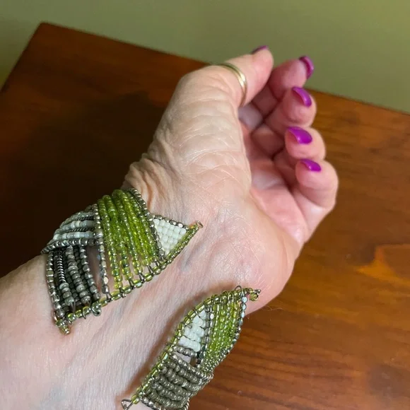 Beaded Cuff Bracelet - Picture 8 of 10